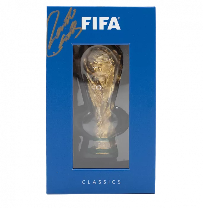 Roberto Carlos Signed FIFA World Cup Trophy