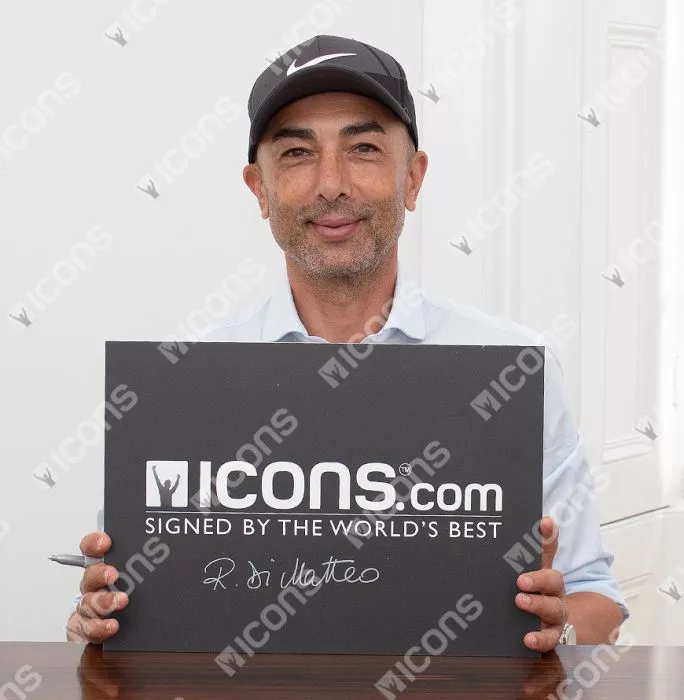Roberto Di Matteo Signed Chelsea Photo
