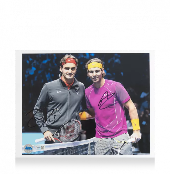 Roger Federer & Rafael Nadal Signed Photo