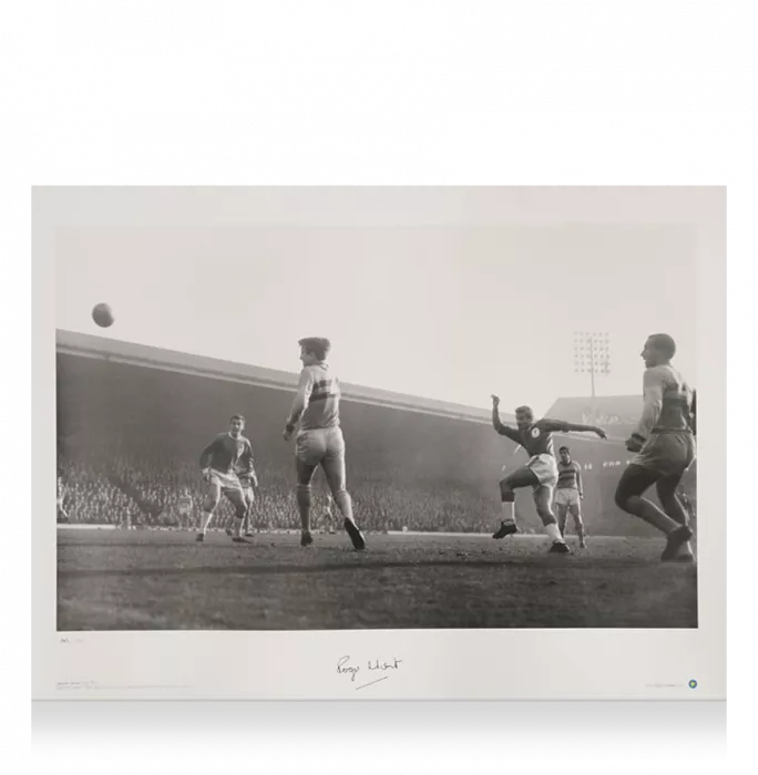 Roger Hunt Signed Liverpool Photo