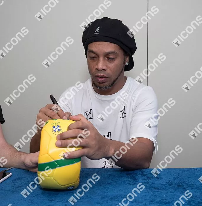 Ronaldinho Signed Nike Brazil Football