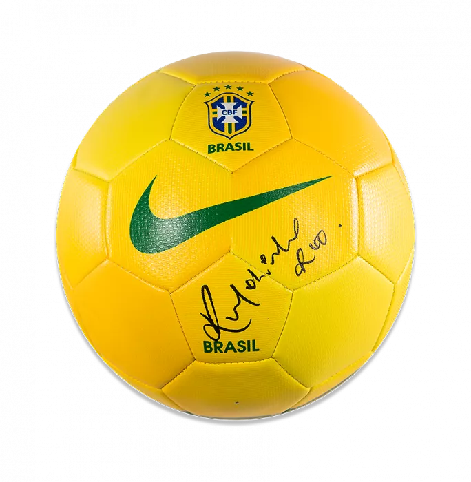Ronaldinho Signed Nike Brazil Football