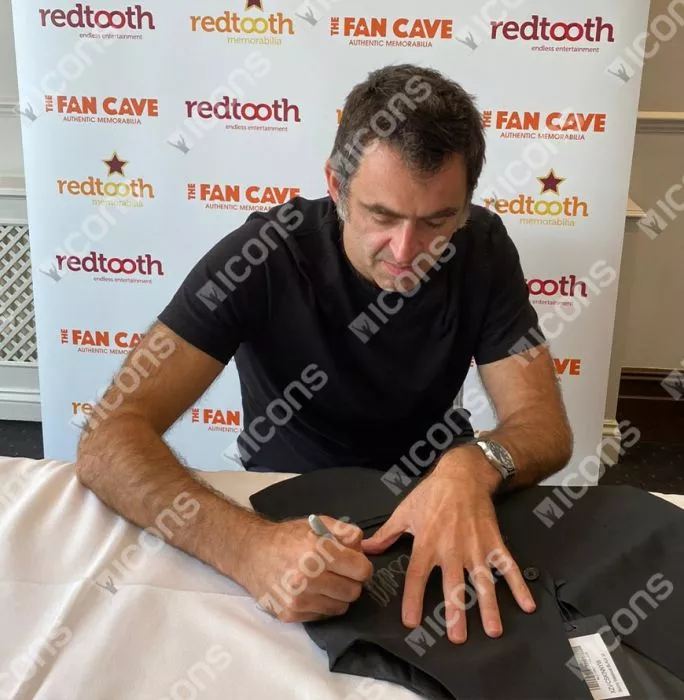 Ronnie O'Sullivan Signed Black Waistcoat