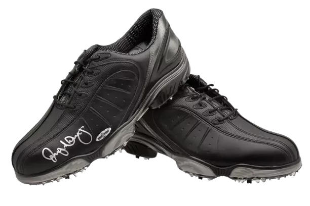 Rory McIlroy Signed Black FootJoy Golf Shoes