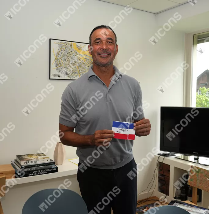 Ruud Gullit Signed Captain's Armband - Blue