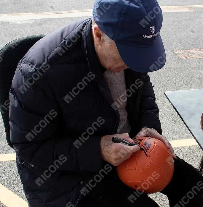 Sir Geoff Hurst Signed Retro 1966 Football
