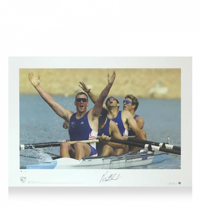 Sir Matthew Pinsent Signed Team GB Photo
