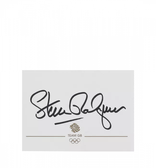 Sir Steve Redgrave Signed Team GB Card