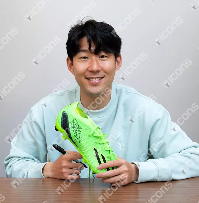 Son Heung-min Signed Adidas X Boot Green