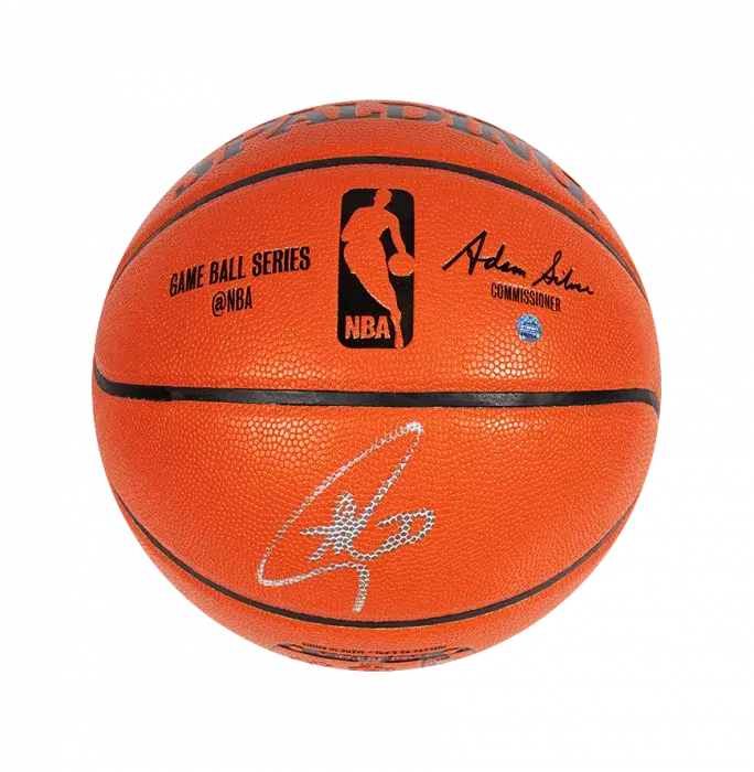 Stephen Curry Signed Spalding NBA Basketball
