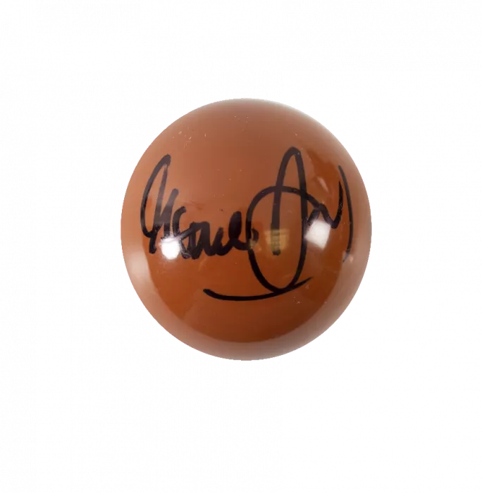 Steve Davis Signed Brown Snooker Ball