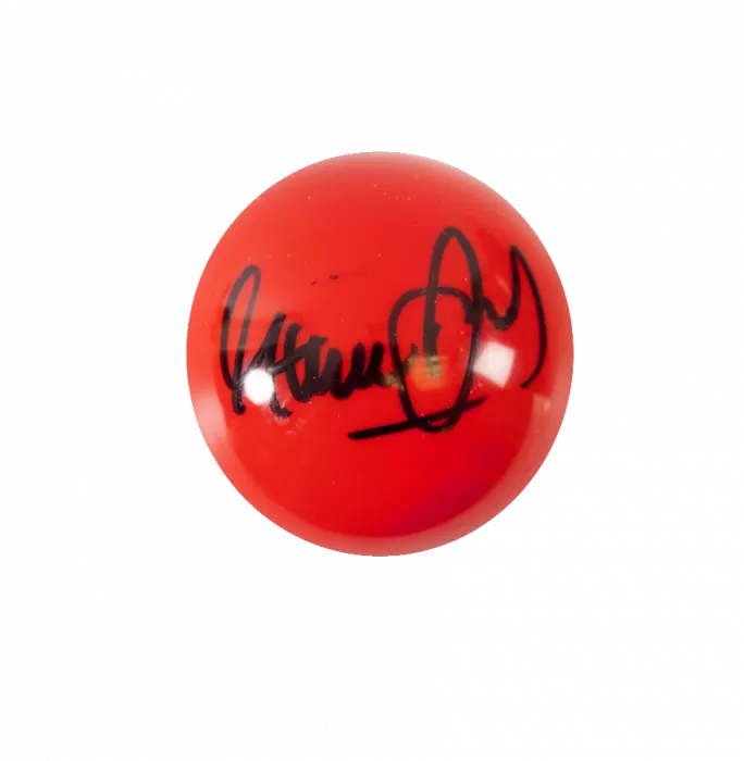Steve Davis Signed Red Snooker Ball