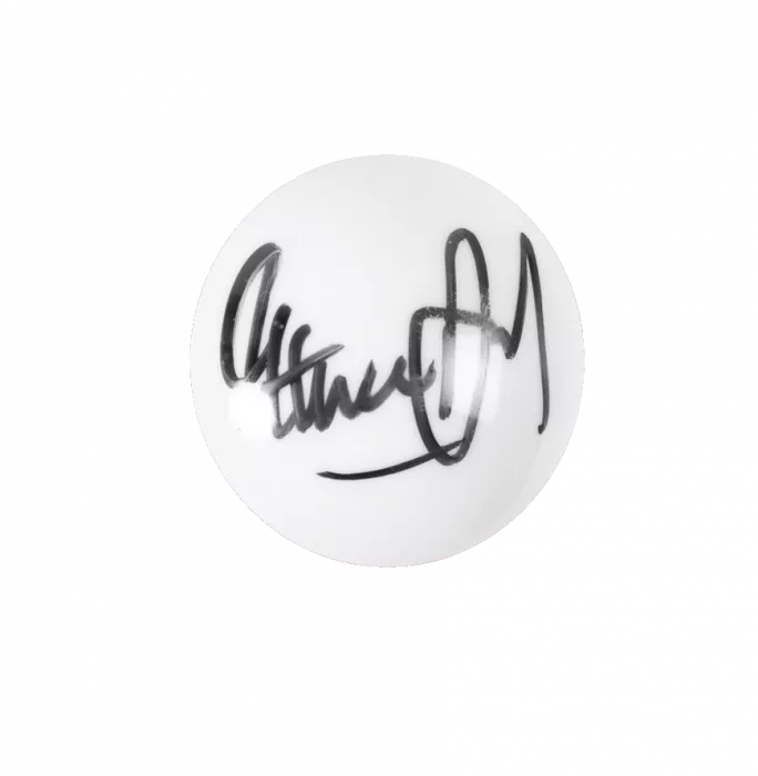 Steve Davis Signed White Snooker Ball