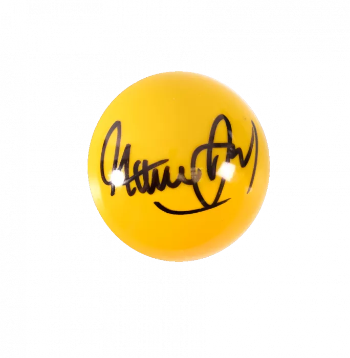 Steve Davis Signed Yellow Snooker Ball