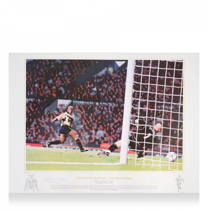 Sylvain Wiltord Signed Arsenal Photo