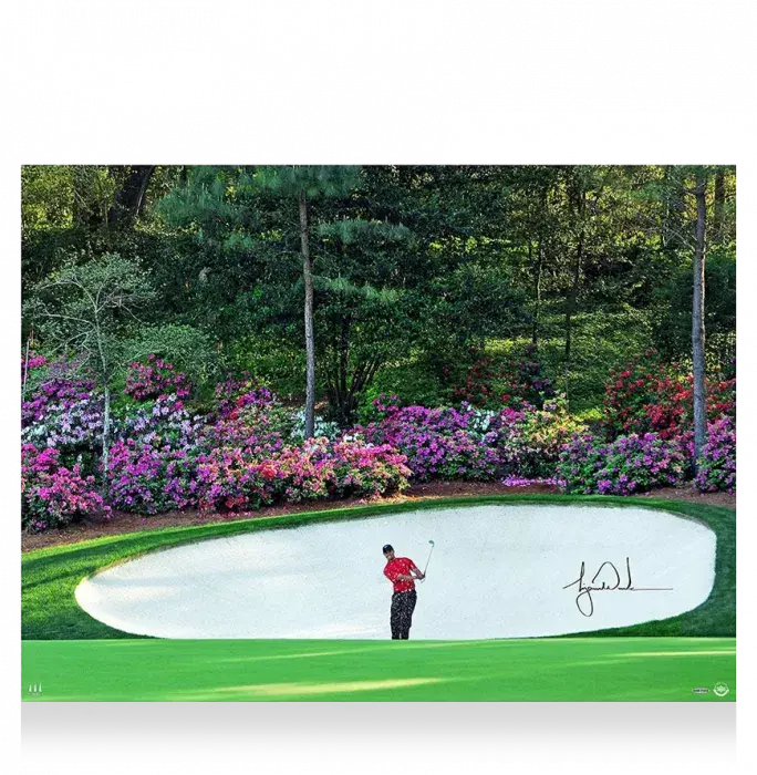 Tiger Woods Signed Photo: Amen Corner
