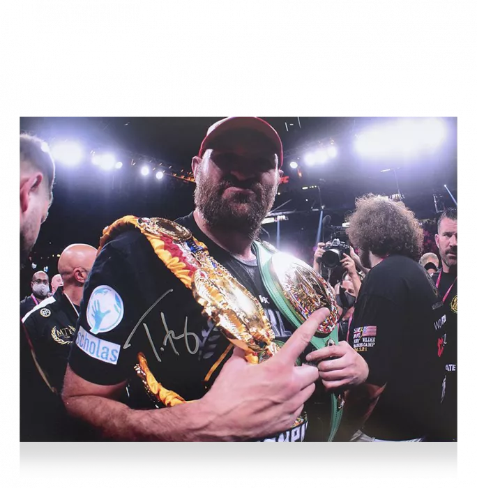 Tyson Fury Signed Photo