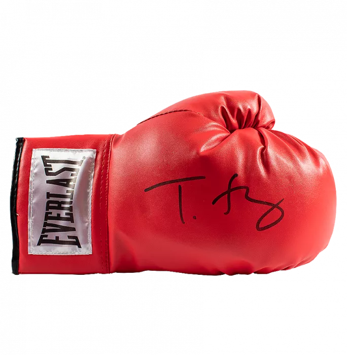 Tyson Fury Signed Red Everlast Boxing Glove