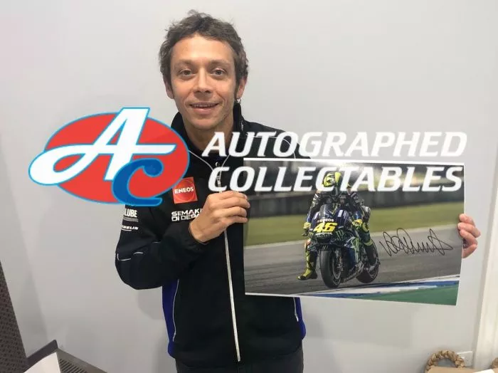 Valentino Rossi Signed Photo: MotoGP Icon