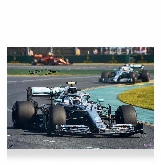 Valtteri Bottas Signed Photo: Leading The Way