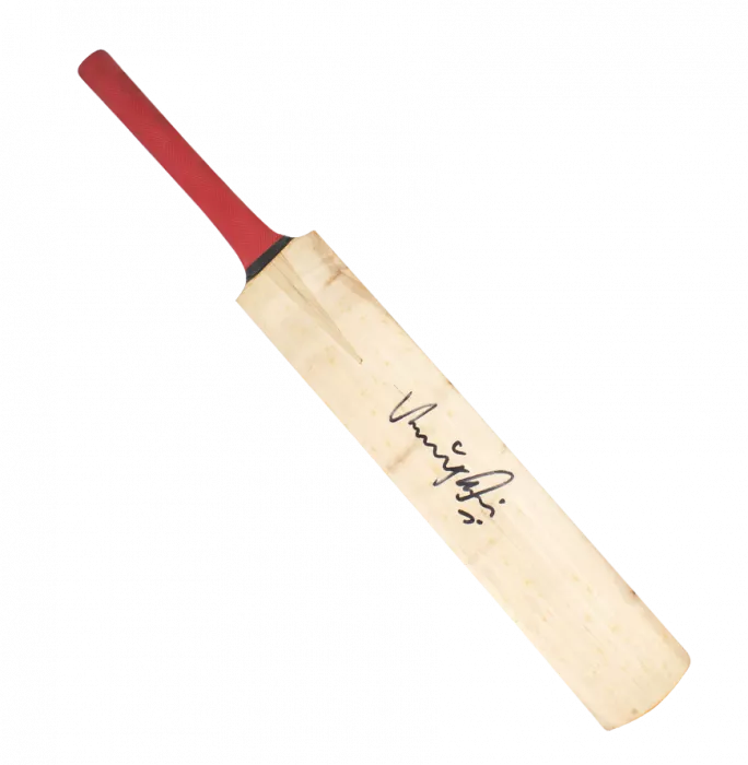 Virat Kohli Signed Red-Handled Cricket Bat