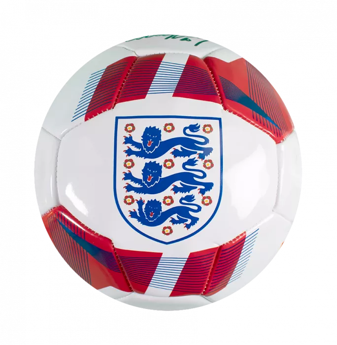 Wayne Rooney Signed Football: England