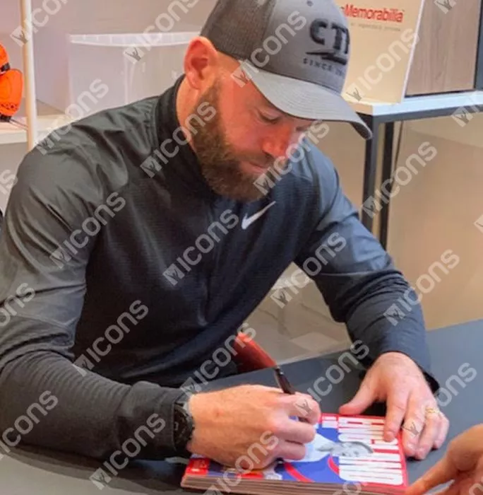 Wayne Rooney Signed Programme: England Vs USA