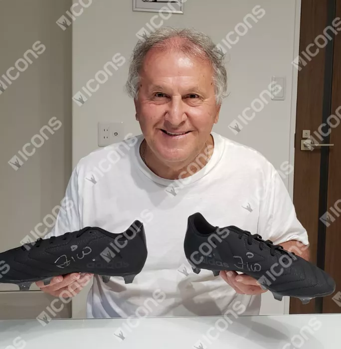 Zico Signed Black Adidas Blackout Boot