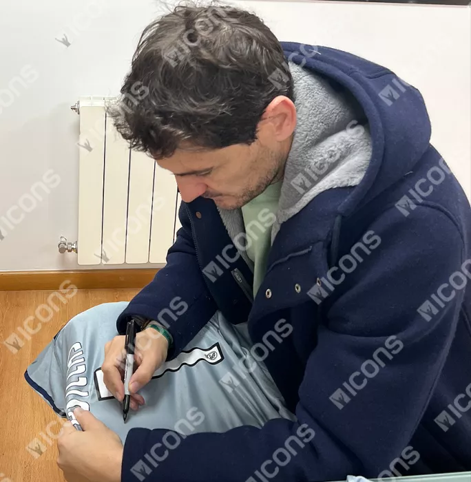 Iker Casillas Back Signed Real Madrid 2004-05 Goalkeeper Shirt