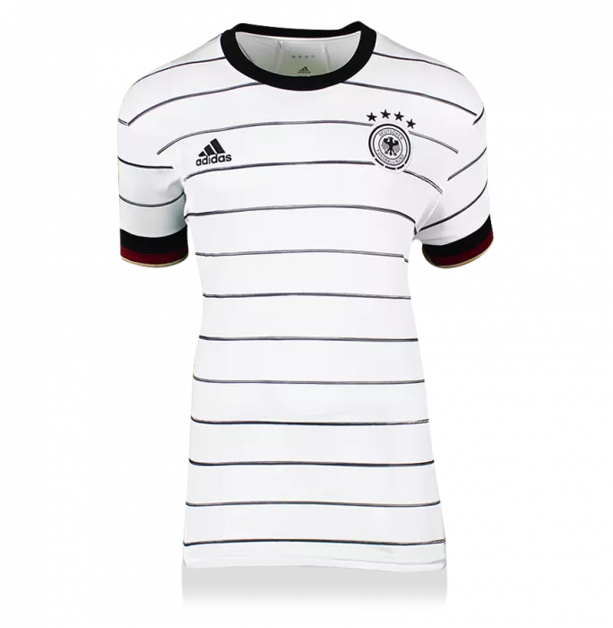 Ilkay Gundogan Back Signed Germany 2020-21 Home Shirt With Fan Style Numbers In Hero Frame: Option 1