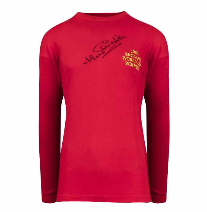 Jack Charlton Signed 1966 England World Cup Winners Shirt