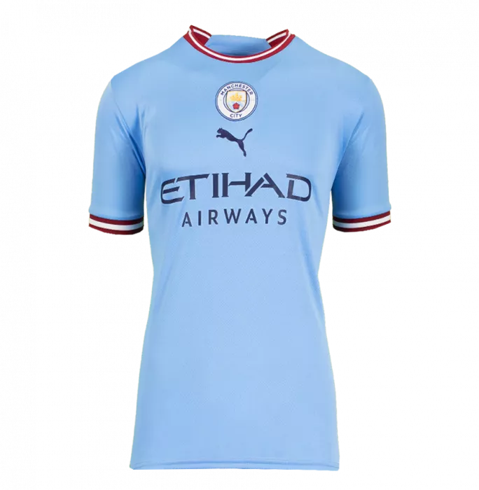 Jack Grealish Back Signed Manchester City 2022-23 Home Shirt