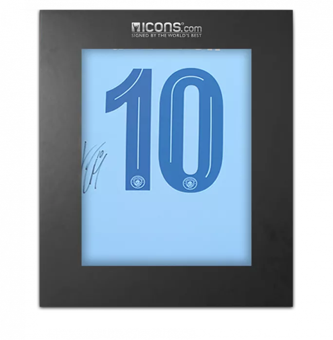 Jack Grealish Back Signed Manchester City 2023-24 Home Shirt In Deluxe Packaging