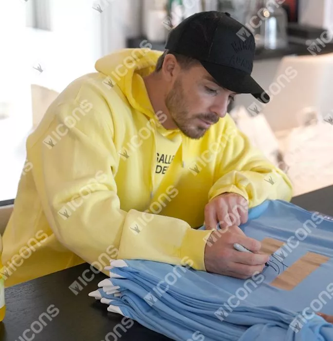 Jack Grealish Back Signed Manchester City 2023-24 Home Shirt: Signed Under Number In Hero Frame: Option 1