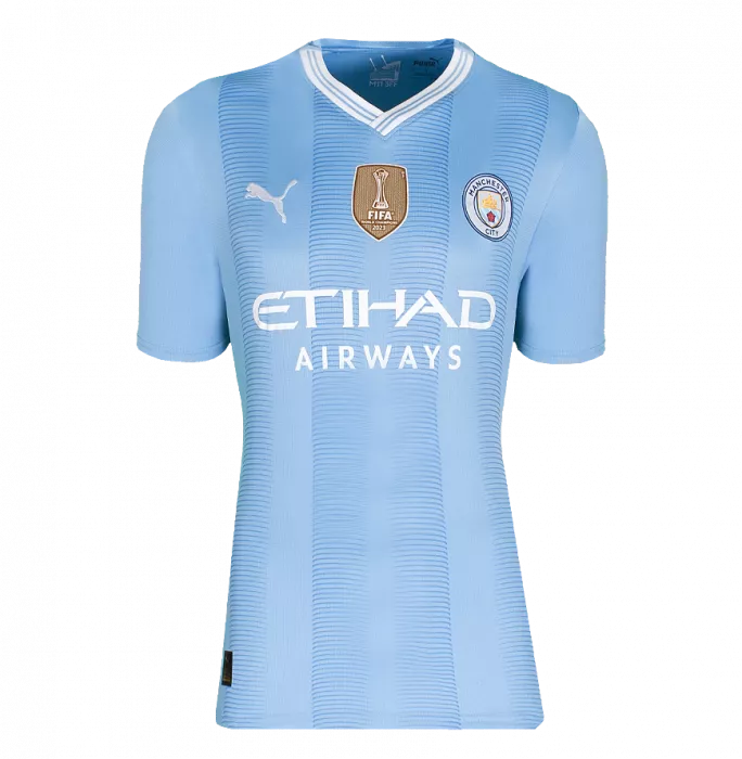 Jack Grealish Official UEFA Champions League Back Signed And Hero Framed Manchester City 2023-24 Home Shirt