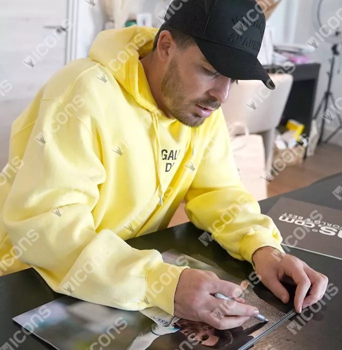 Jack Grealish Signed England Photo In Black Wooden Frame: FIFA World Cup Goal Vs IR Iran
