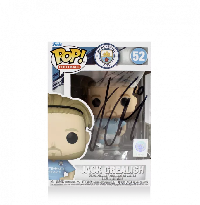 Jack Grealish Signed Manchester City Funko Pop
