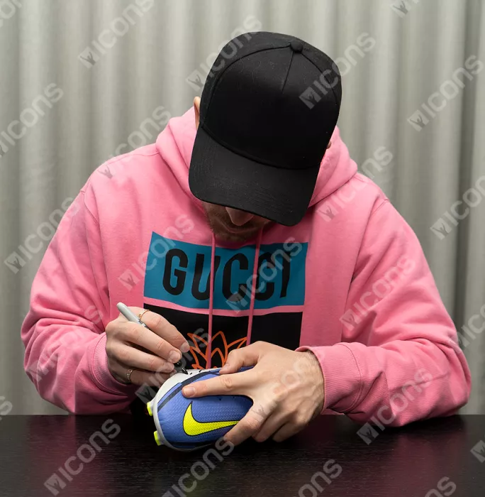 Jack Grealish Signed Purple And Grey Nike Phantom Boot