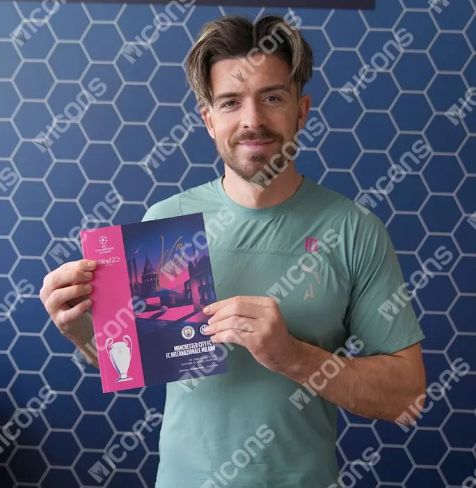 Jack Grealish Signed UEFA Champions League Final 2023 Programme