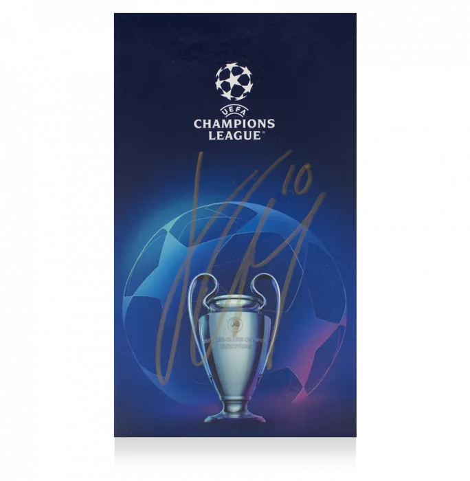 Jack Grealish Signed UEFA Champions League Trophy