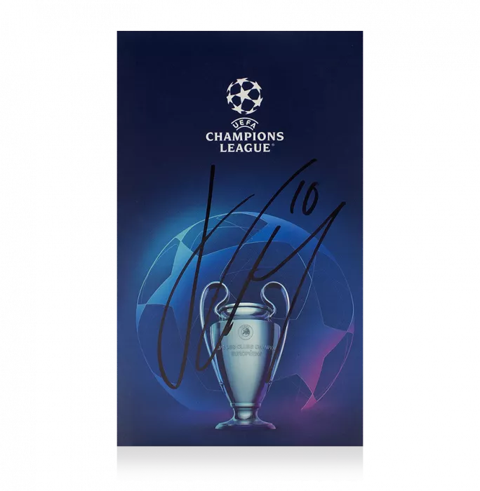 Jack Grealish Signed UEFA Champions League Trophy