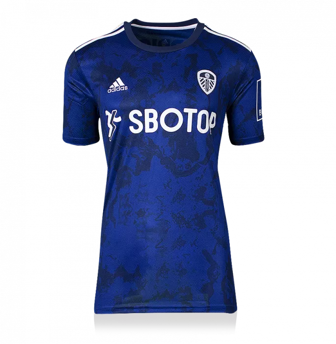 Jack Harrison Back Signed Leeds United 2021-22 Away Shirt In Hero Frame: Option 1