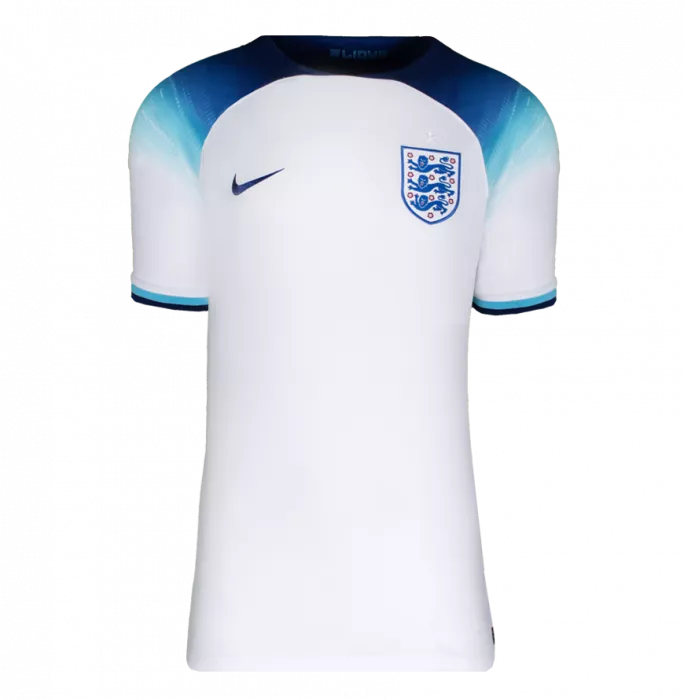 James Maddison Back Signed England 2022 Home Shirt In Hero Frame: Option 1