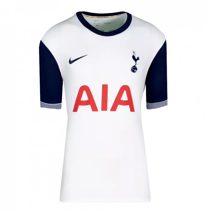 James Maddison Back Signed Tottenham Hotspur 2024-25 Home Shirt With Fan Style Numbers In Classic Frame