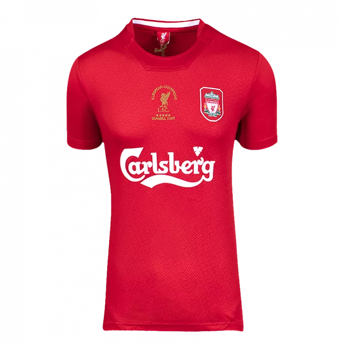 Jamie Carragher Back Signed Liverpool FC 2005 Home Shirt In Hero Frame: Option 1