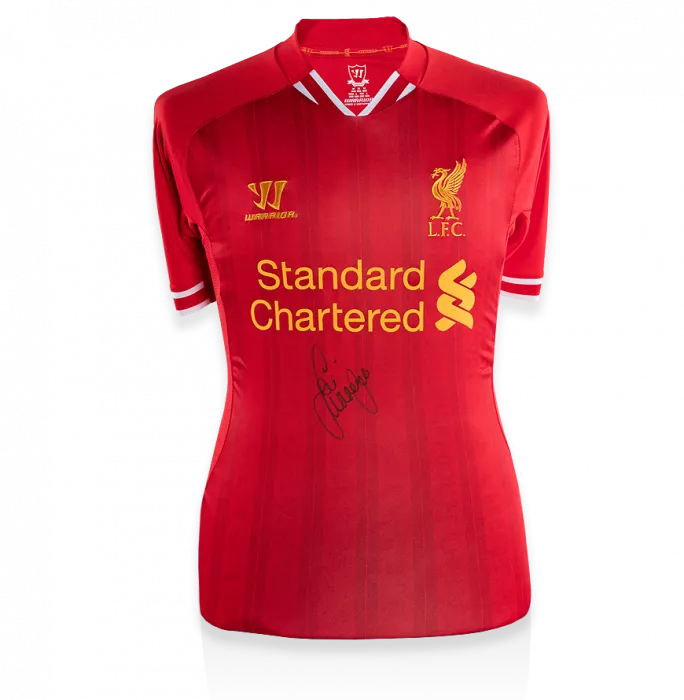Jamie Carragher Front Signed Liverpool 2013-14 Home Shirt