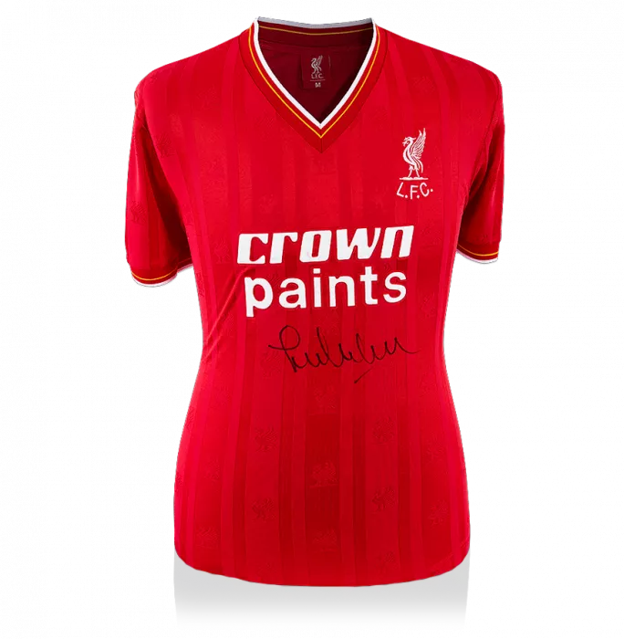 Jan Molby Front Signed Liverpool 1986 Home Shirt