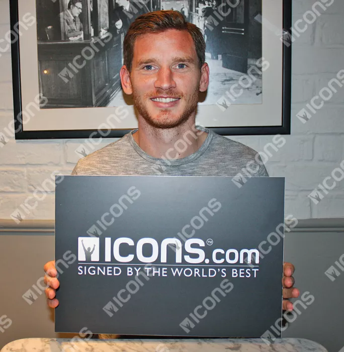 Jan Vertonghen Back Signed Tottenham Hotspur 2017-18 Home Shirt