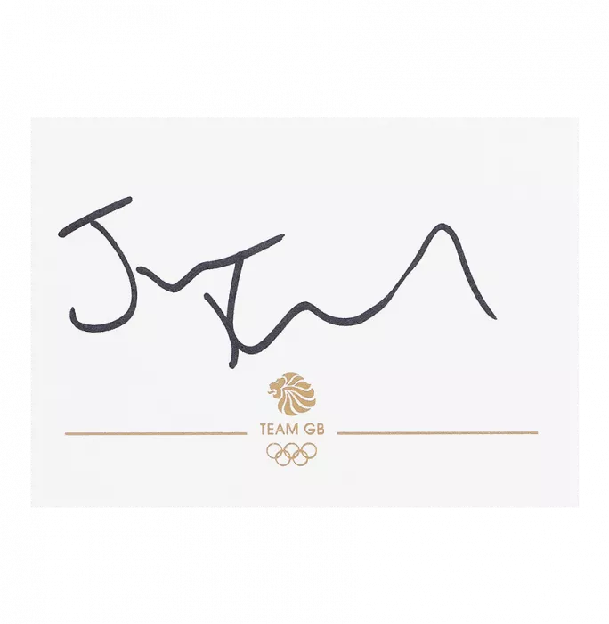Jason Kenny Signed 2012 London Olympics 3.5 x 2.5 Inch Card