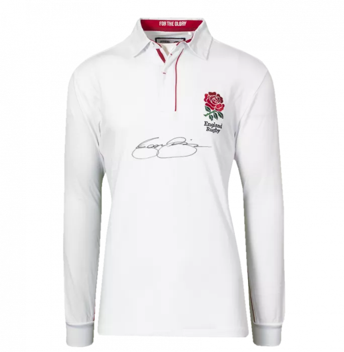 Jason Robinson Front Signed England Home Shirt In Classic Frame